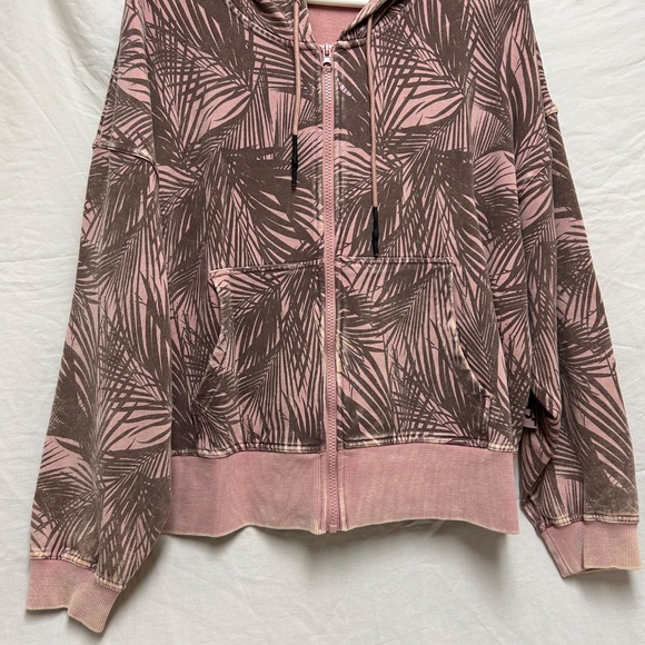 Womens Pink/Brown Palm Tree Tracksuit - Picture 6 of 9